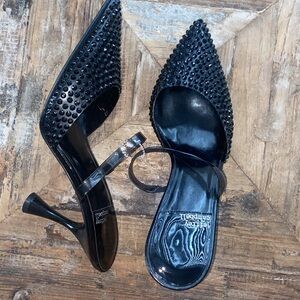 Jeffrey Campbell rhinestone Heiress mule